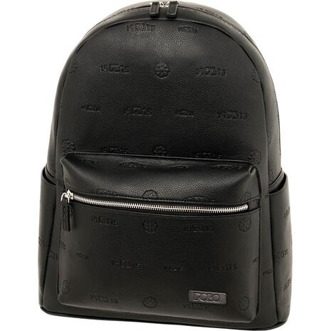 Γυναικεία Τσάντα Πλάτης Backpack Μαύρο Χρώμα Polo Noir